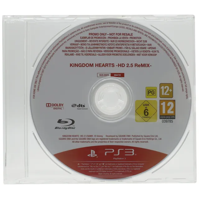 Disney Kingdom Hearts HD 2.5 ReMIX für Playstation 3 PS3 |DEUTSCHE PROMO VERSION