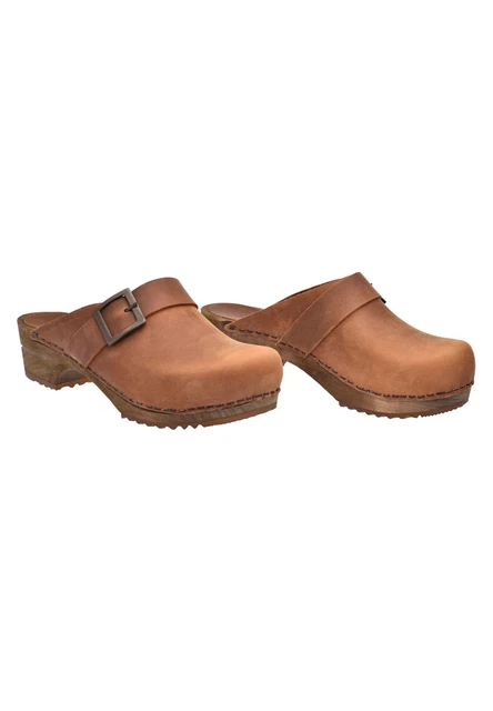 SANITA ZOCCOLI DONNA Legno Ciabatte Wood Urban Aperto Pelle 453062 Braun EUR 90 92 PicClick IT