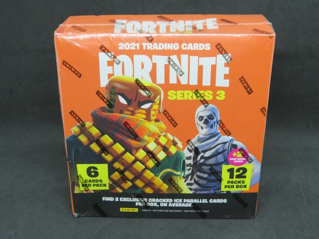 2021 Panini Fortnite Series 3 Factory Sealed Mega Box Trading Cards + Rare Np