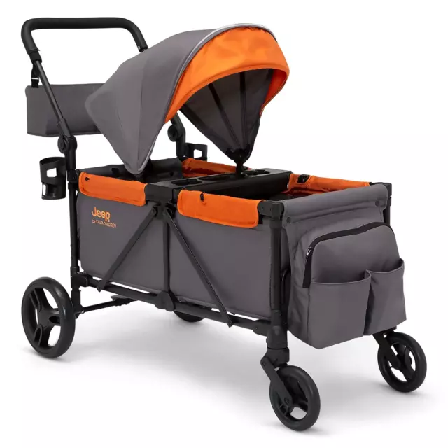 Jeep Sport All-Terrain Stroller Wagon by  - Includes Canopy, Parent Organizer, A