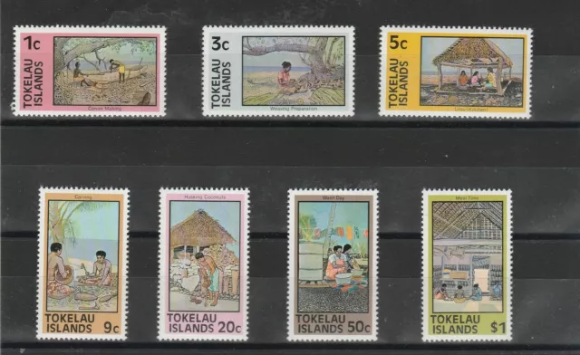 1976 Tokelau Série Ordinaire 8 Valeurs MNH MF79619