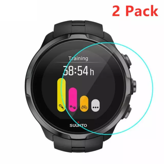 2Pcs Tempered Glass Screen Protector Film Guard For Suunto Spartan Sport watch