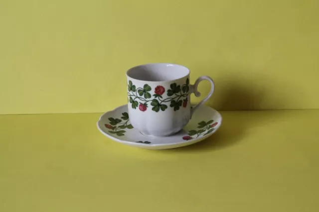 Seltmann Weiden Gloria Klee Kaffeetasse mit Untertasse Tasse Untere Gedeck