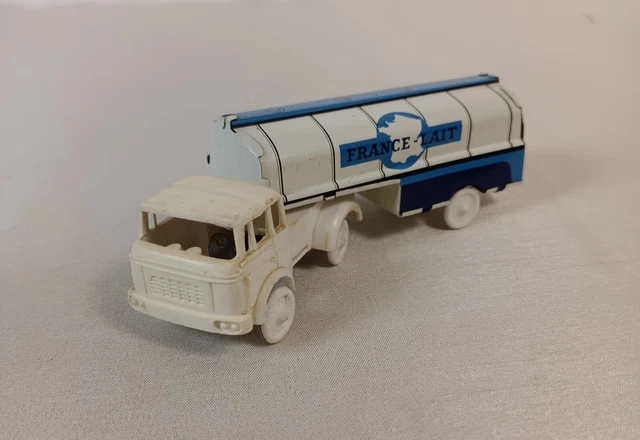 ANCIEN JOUET FRANCE Cij Camion Renault Adtd Ridelle Tole Cle