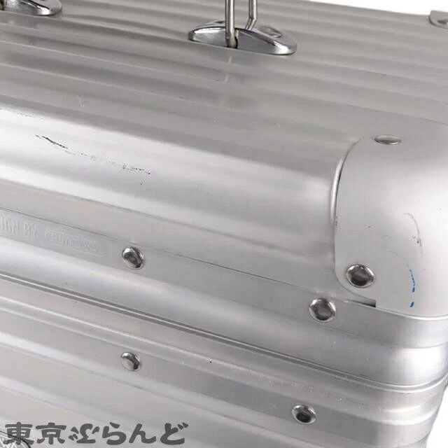 Rimowa Classic Flight Wine Case Champagne Case 100L Silver Travel Luggage Rare