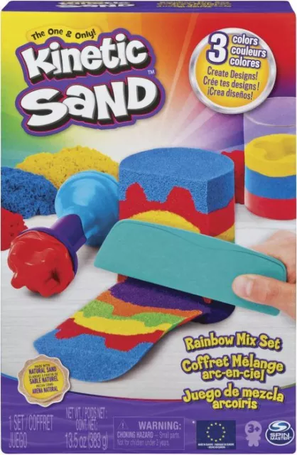 Spin Master - Kinetic Sand - Regenbogen Mix Set