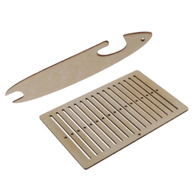 HOODANCOS Set Plaques Tissage 10cm - Outils Fabrication Bracelets Tressés DIY - 5 Plaques Mousse + Accessoires