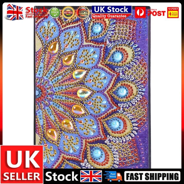 DIY Mandala Special Shaped Diamond Painting 50 Pages A5 Notebook Office Notepad