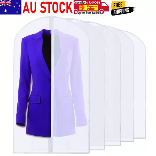 Garment Suit Dress Clothes Coat Dustproof Cover Protector Wardrobe Storage Bag