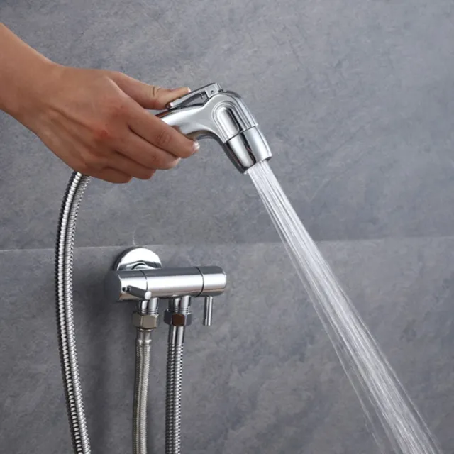 Spray bidet cromato ergonomico adatto per pulizia toilette spray doccia