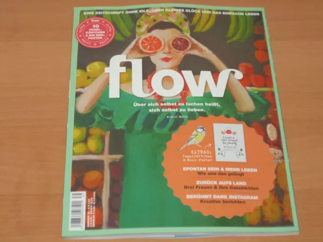 Flow Nummer 35 Zeitschrift mit allen Beilagen aus 2018 ungelesen!