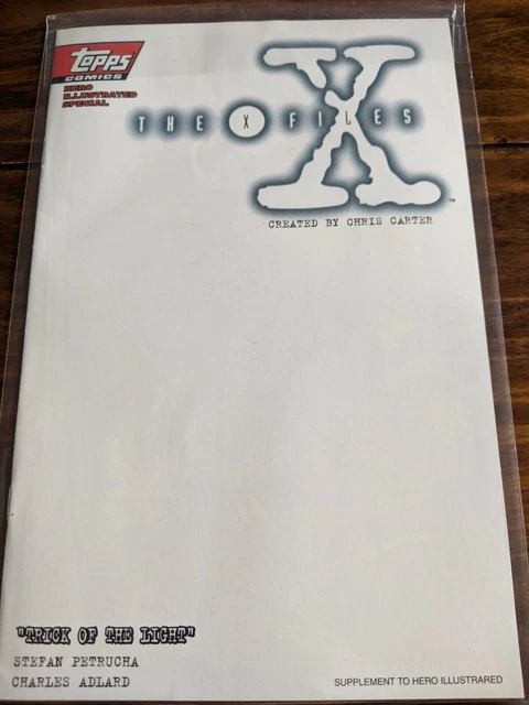 The X Files Hero Illustrated Special Trick of the Light 1996 Topps