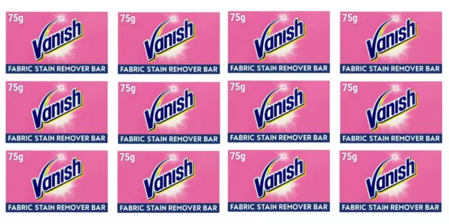 12 X Vanish Stain Remover Pre-Wash Super Bar Laundry Washing