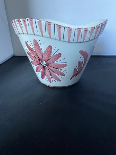 Vintage 1960s Norwegian Studio Pottery Plant Pot 5” Tall