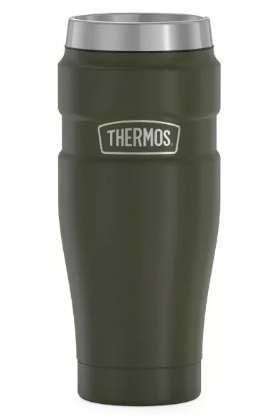 Thermos Stainless King Vacuum Insulated Stainless Steel Tumbler, 16oz, Matte Gr