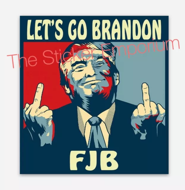 FJB - ANTI JOE BIDEN Funny Bumper Sticker Decal #FJB 5 x 3 Ovals Trump  $3.50 - PicClick