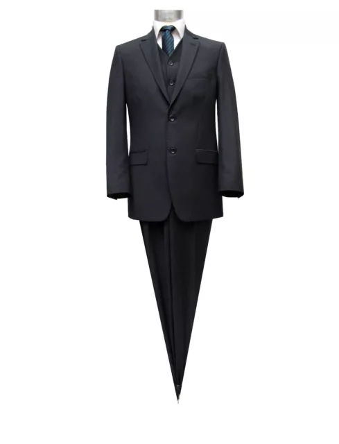 Abito da uomo a righe Regular Fit taglia 48 blu scuro