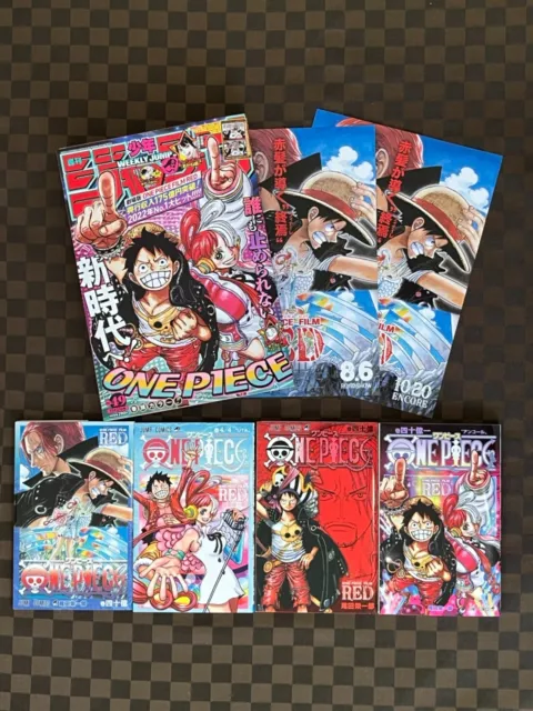 ONE PIECE Episode 1000 2set Special Poster Weekly Shonen JUMP 2021  No.3.4.5.6