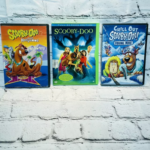 SCOOBY-DOO DVD MOVIES Lot of 3 Scooby-Doo Movie + Goes To Hollywood ...