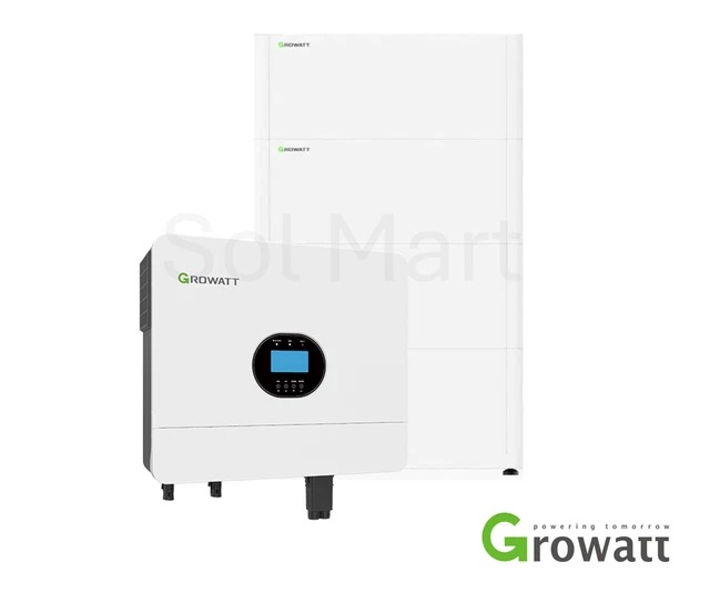 GROWATT SPF 6000 ES PLUS 48V Off grid solar inverter + ALP 20kw LiFePO4 ...