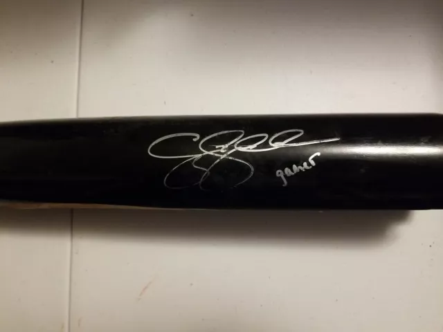 MLB Game Used Bat Autographed Gamer