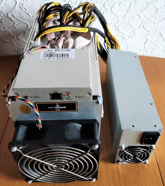 Bitmain Antminer D3 | 17 GH/s | X11 | Dash | ASIC | OVP inkl. APW3++ Netzteil #1