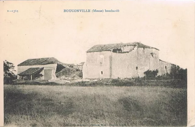 BOUCONVILLE Bombardé 55 CPA non-circulée Première Guerre Mondiale  1914-1918