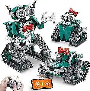 Robot Building Toys for Kids - 3 in 1 APP/Remote Control STEM Educational