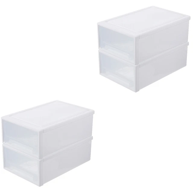 4 pz contenitore abbigliamento impilabile ripostigli cassetto impilabile cassetti