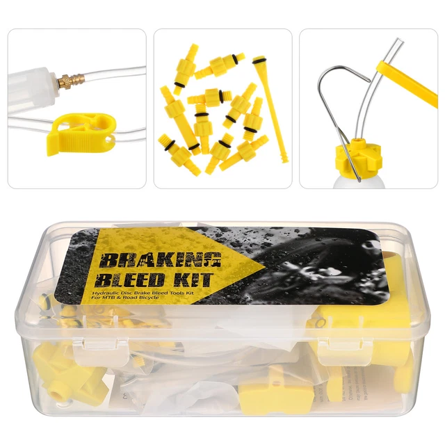 RUIZHI Kit Spurgo Freni A Disco Per Bici - Olio Minerale 120ml Per Shimano, Tektro, Magura
