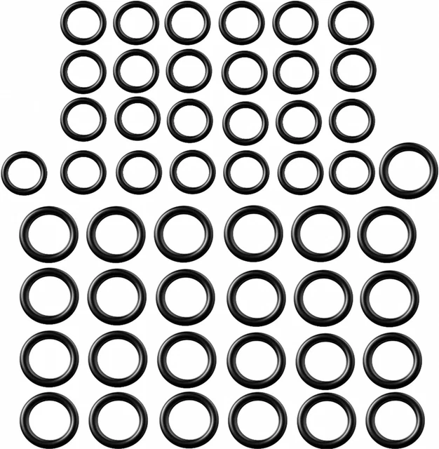 Tatuo 50 Pieces Power Pressure Washer O-Rings Replacement 50 Pieces, O Ring