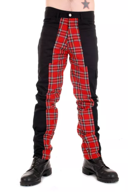Vixxsin Red Tartan Punk Vincent Trouser Pants