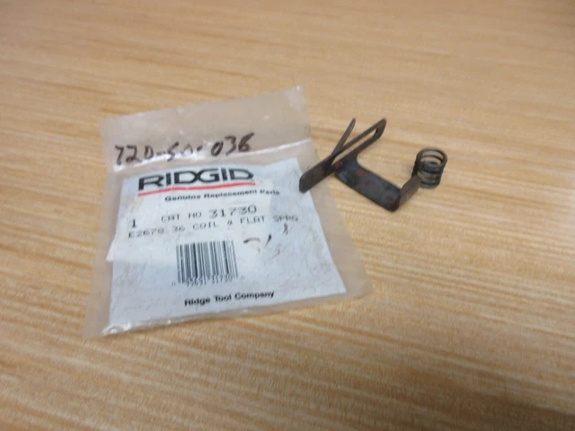 Ridgid 31730 Coil & Flat Spring E2678 36