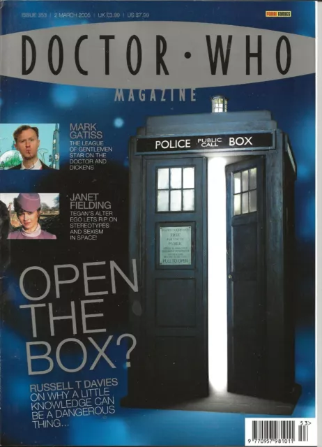 Doctor Who Magazine Issue 353 March 2005 TARDIS on cover