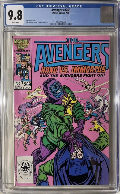 Avengers #269  CGC 9.8 WP NM/MT  Marvel Comics 1986 Kangs Immortus Rama-Tut v1