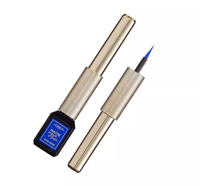 Loreal Matte Signature Flüssiger Eyeliner 02 Blue