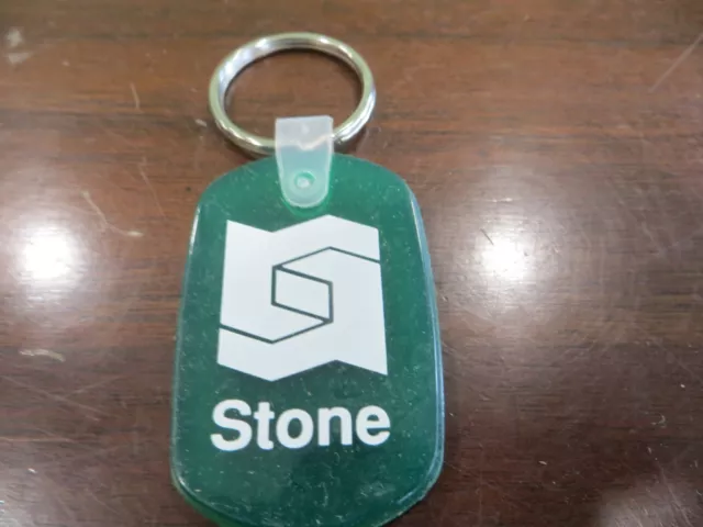 Stone, Rubber Vintage Printed Collectible Advertising Key Chain