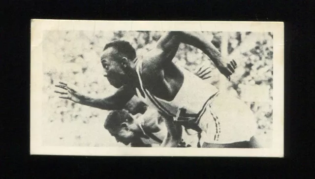 1979 Brooke Bond Olympic Greats 4 Jesse Owens Running Track USA 1936 Gold Medal 1979 Brooke Bond Olympic Greats 4 Jesse Owens Running Track USA 1936 Gold Medal