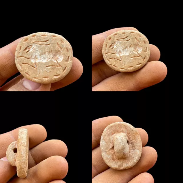 Near Eastern intaglio old Jasper stone wonderful seal stamp