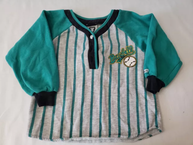 Vintage Joggles Jogging Suit 2-Piece Size 5 Baseball Green