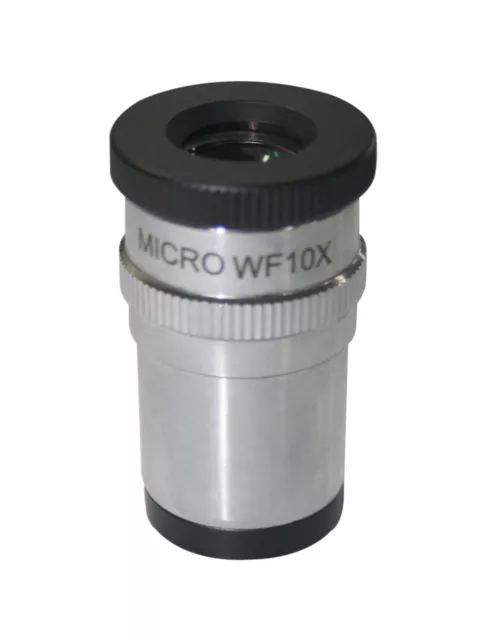 Microscopio WF 10x Oculare Griglia Bilancia Reticule Con 100 Parti per Conteggio