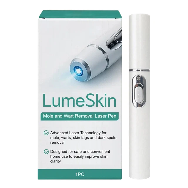 Advanced Non-Invasive Mole & Wart Removal Laser Pen – 9-Speed Adjustable, LED Screen – At-Home Skin Tag Remover