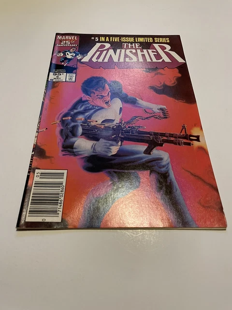 The Punisher-Limited Series #5 Newsstand (Marvel 1985) Rare Mid Grade