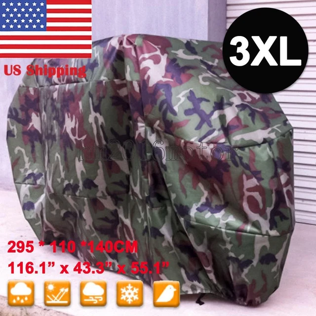 3XL MOTORCYCLE CAMO Cover Protector For Honda Goldwing Valkyrie Rune ...