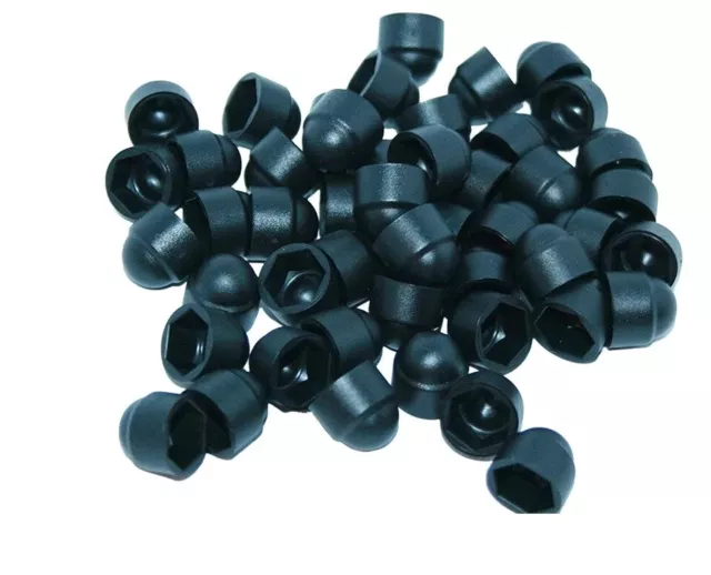 Nut Bolt Security Cover Caps Black Plastic M4 M5 M6 M8 M10 M12 M14 M16 M20 2