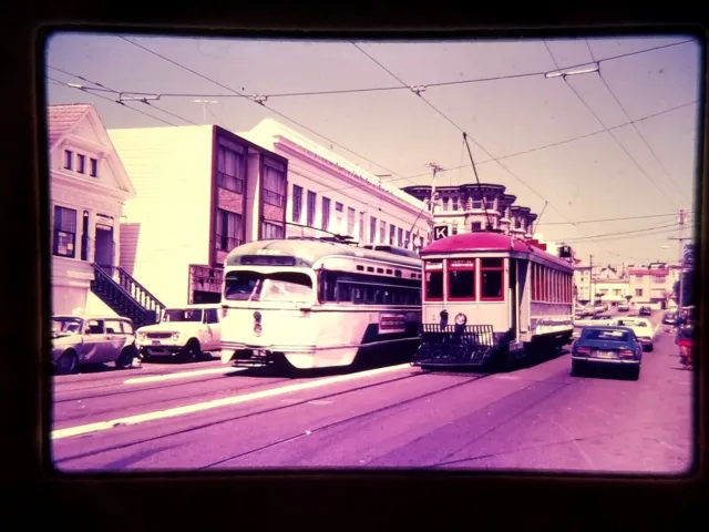 Hv05 Original Slide Bus Trolley Subway Muni #1 San Francisco 1973