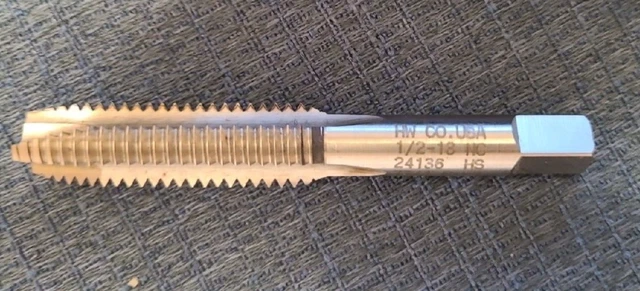 1/2-13 GH3 3Flute Spiral Point Plug  HW USA Unused Loose(No Box)