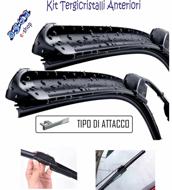 Tergicristallo Anteriore E Posteriore Per Peugeot 208 2012-2017 - Set 26+16+14 Pollici, In Gomma - Foto 5