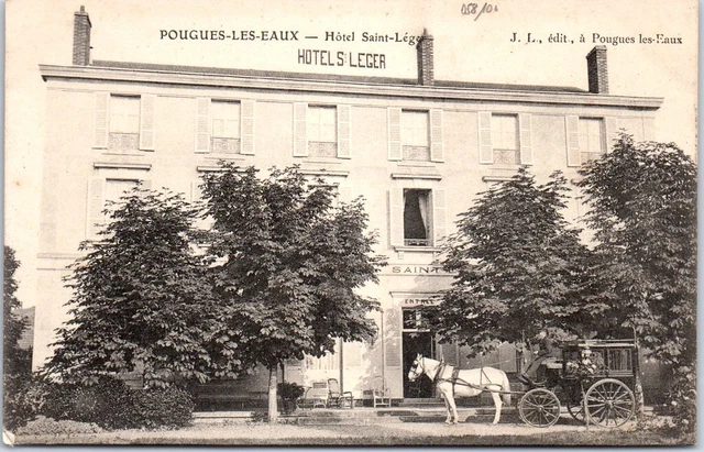 58 POUGUES LES EAUX - vue d'ensemble de l'hotel saint leger