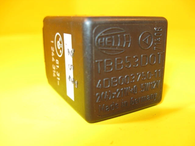 FLASHING RELAY HELLA TBB53 BMW R60 R75 R80 R90 R100 /7 S RS RT relay ...
